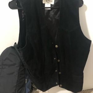 Leather vest